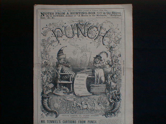 31.『Punch：1873年2月2日号』ヴィクトリアンの英国を伝える週刊新聞（英国 アンティーク シルバー 英吉利物屋）