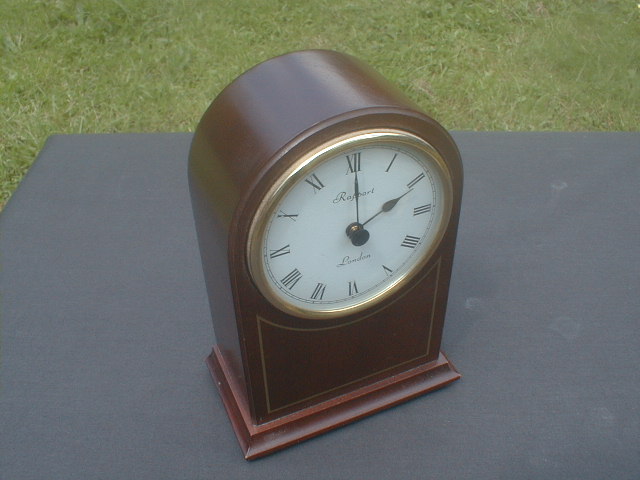 Rapport London 木製ケース 置時計（英国 アンティーク シルバー 英吉利物屋）